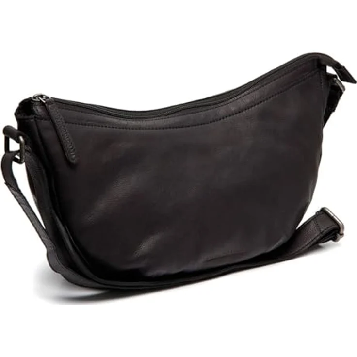 The Chesterfield Brand Beuteltasche Clarita, gewachstes Rindleder, Schwarz, 35 x 8 x 19 cm – Bild 1