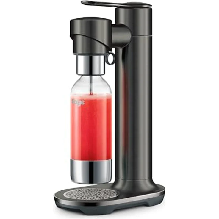 Sage - The InFizz Fusion - Home Soda Maker - Wassersprudler - Für Sprudelwasser, Saft, Tee, Cocktails und alle sprudelnden Getränke, Schwarz Noir - Einstellbare Sprudelstärke, elegantes Edelstahl Design, benutzerfreundlich und kompatibel. – Bild 1