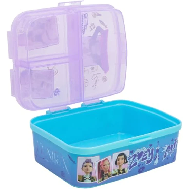 K-Pop Demon Hunters Lunchbox Multiple XL, auslaufsichere Brotdose mit KPop Demon Hunters Motiv, 1944 ml – Bild 4