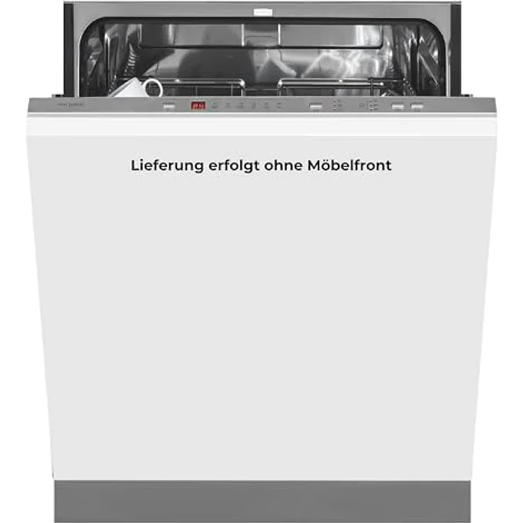 Exquisit EGSP56312-E-030E Einbau-Geschirrspüler, 12 Maßgedecke, 49 dB(A), Startzeitvorwahl, Aquastop, höhenverstellbarer Geschirrkorb, silber – Bild 2