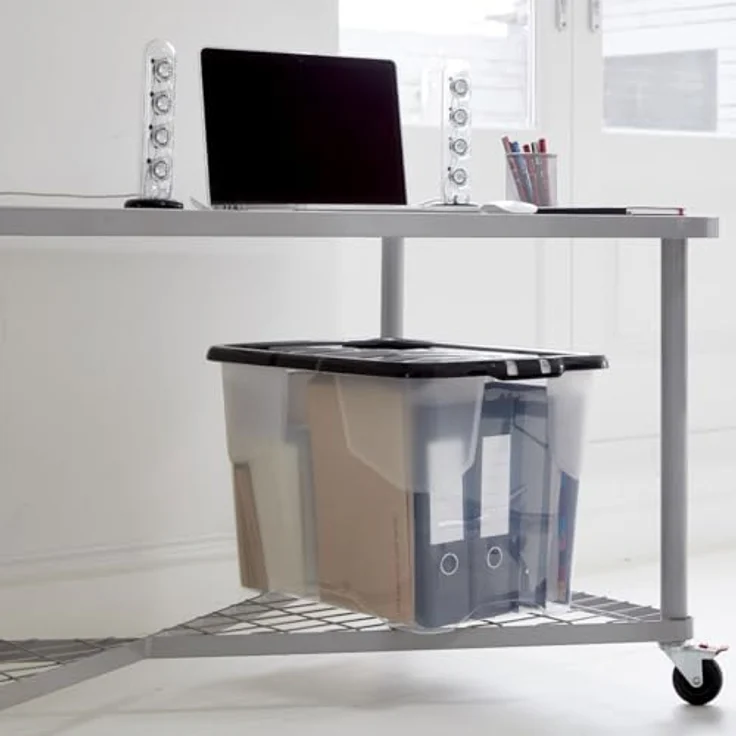 CEP 2002030110 xw203 Aufbewahrungsbox Kunststoff Kristall 65 L 60 x 39,70 x 37,79 cm – Bild 3