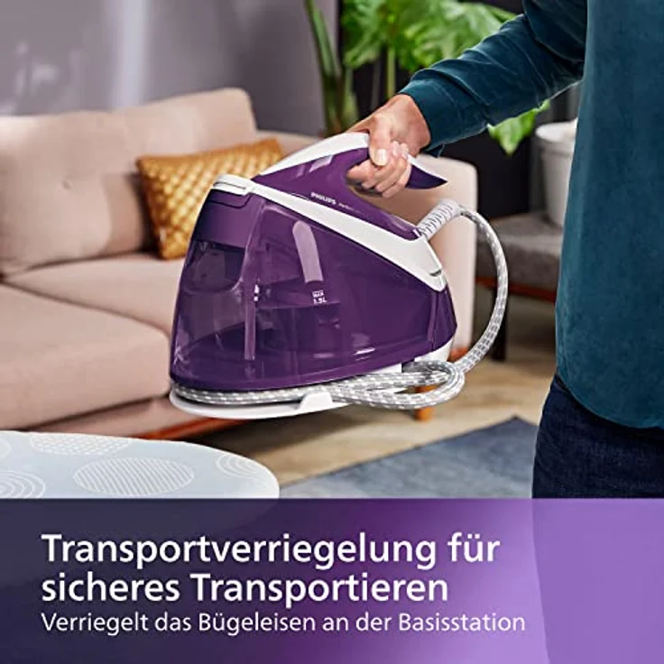 Philips PerfectCare Compact Plus GC7933/30 Dampfbügelstation, 2400 W, 6,5 bar, konstanter Dampfausstoß von 120 g-Min. – Bild 6