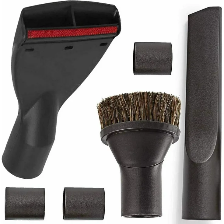 Maxorado Staubsaugerdüsen-Set, Ersatzteilset mit Fugendüse, XL Polsterdüse und Möbelpinsel für 32/35 mm Rundrohre, geeignet für Kärcher, Bosch und Einhell
