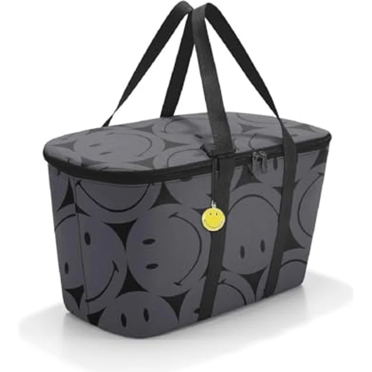 reisenthel coolerbag smiley grey, Kühlbox 2,50 l mit zwei Tragehenkeln und isolierter Kühltasche – Bild 1