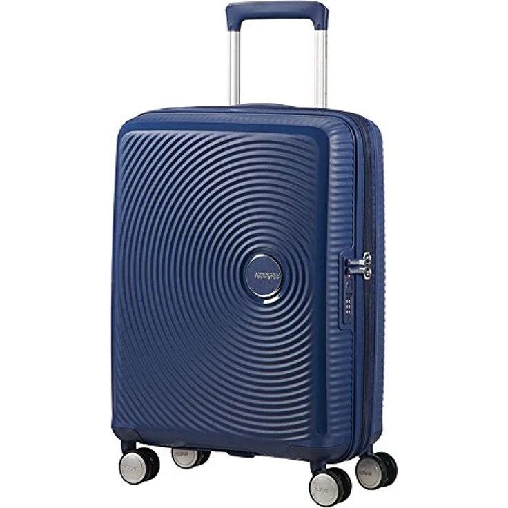 American Tourister Soundbox - Spinner S Erweiterbar Handgepäck, 55 cm, 41 L, Blau (Midnight Navy) – Bild 1