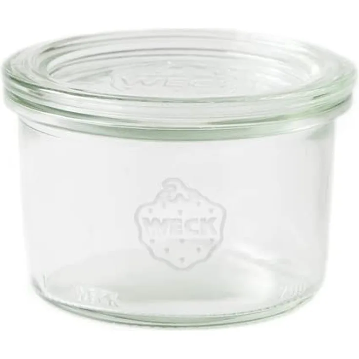 Weck rund Rand Form Jar, Glas, durchsichtig, 165 ml