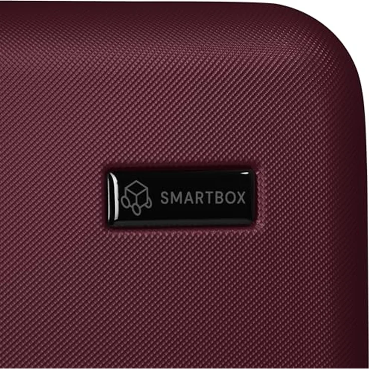 SMARTBOX Hartschalen Check-in Koffer M Trolley 43 x 27 x 66 cm, 61 Liter Volumen, 4-Doppelrollen & Zahlenschloss, 3,16 kg (Edition 05) – Bild 5