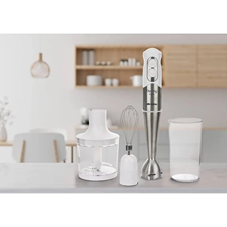 Ariete 886 Pimmy Stabmixer, 18-8, Edelstahl, Weiß – Bild 6