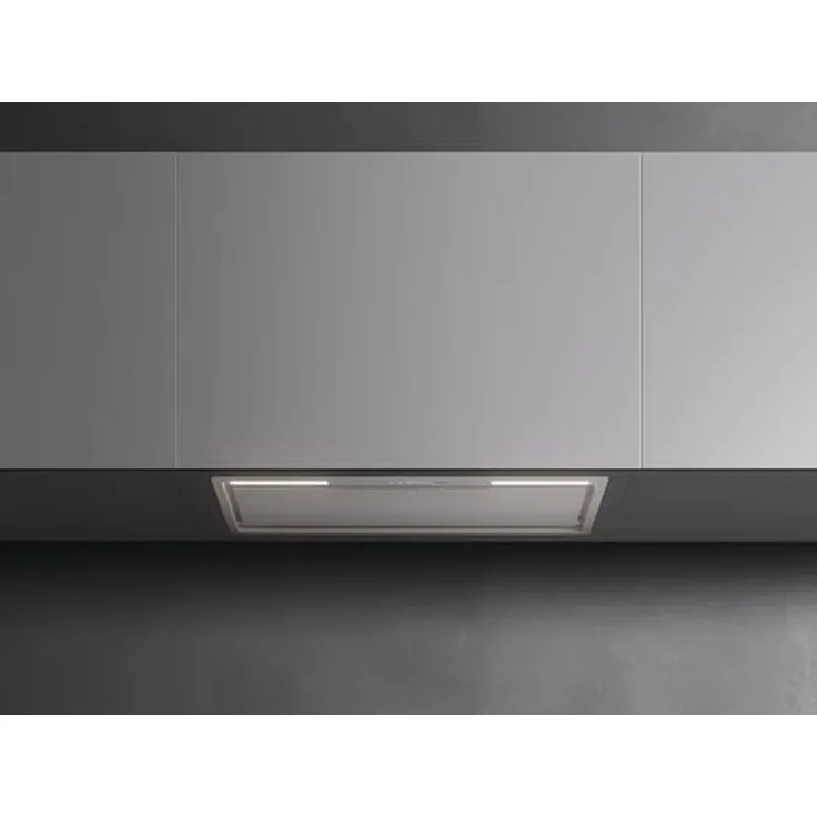 Falmec Lüfterbaustein Plus 50 cm, Edelstahl Dunstabzugshaube mit 638 m³/h Luftleistung und Dynamic LED Beleuchtung