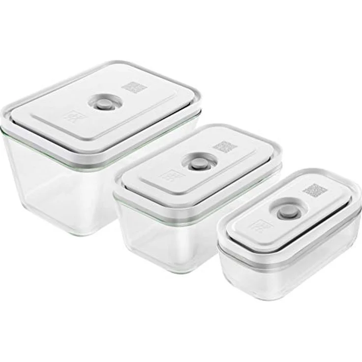 Zwilling VAKUUM BOXSET, S/M/L / 3-TLG, GLAS, WEISS Fresh & Save – Bild 1