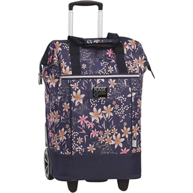 Punta Big Wheel Einkaufstrolley, mehrfarbig, 62 cm, 100% Polyester