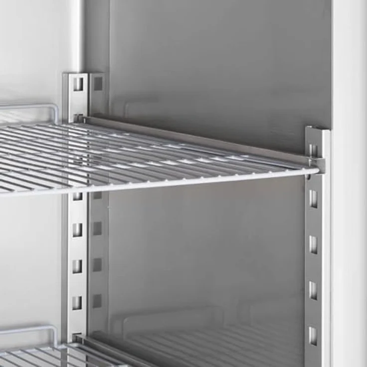 GastroHero Kühlschrank SNACKH400TN, Gewerbekühlschrank Edelstahl, 429 Liter, -2°C bis +8°C, 21 Einschübe, LED-Innenbeleuchtung – Bild 6