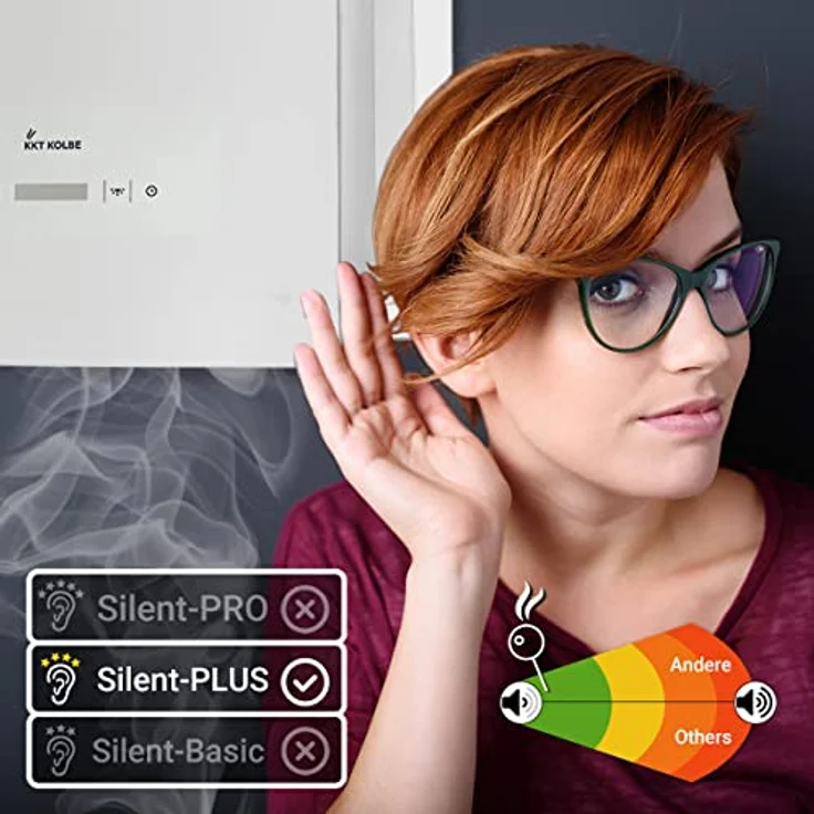 KKT KOLBE Dunstabzugshaube BOX400W, 40cm mit TouchSelect Sensortasten und LED-Beleuchtung, zweifarbig – Bild 3
