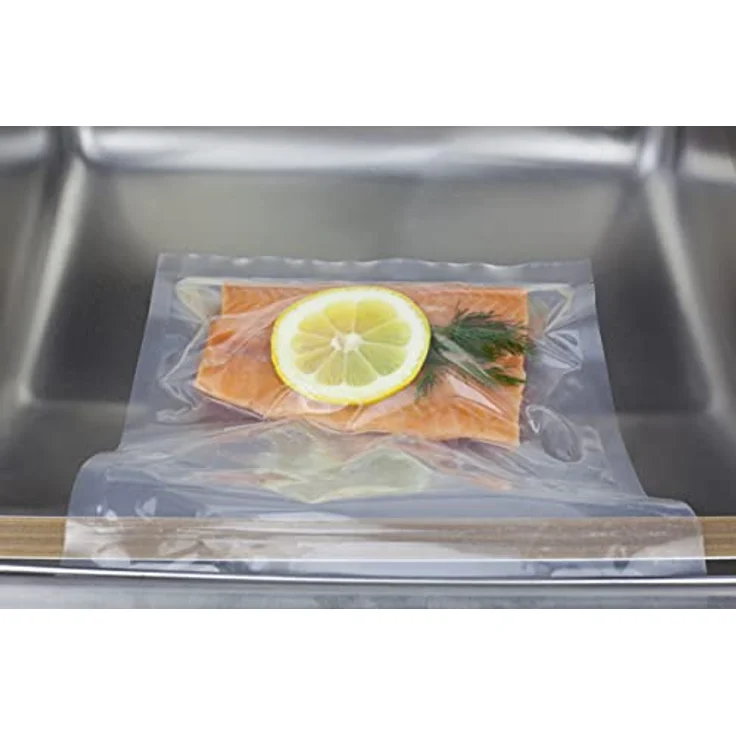 CASO Siegelrandbeutel 25 x 35 cm, 90 mμ, 100 Stück, ausschließlich für Kammervakuumierer, glatte Oberfläche, stabile Schweißnaht, BPA-Frei, Sous Vide, Made in Germany – Bild 2