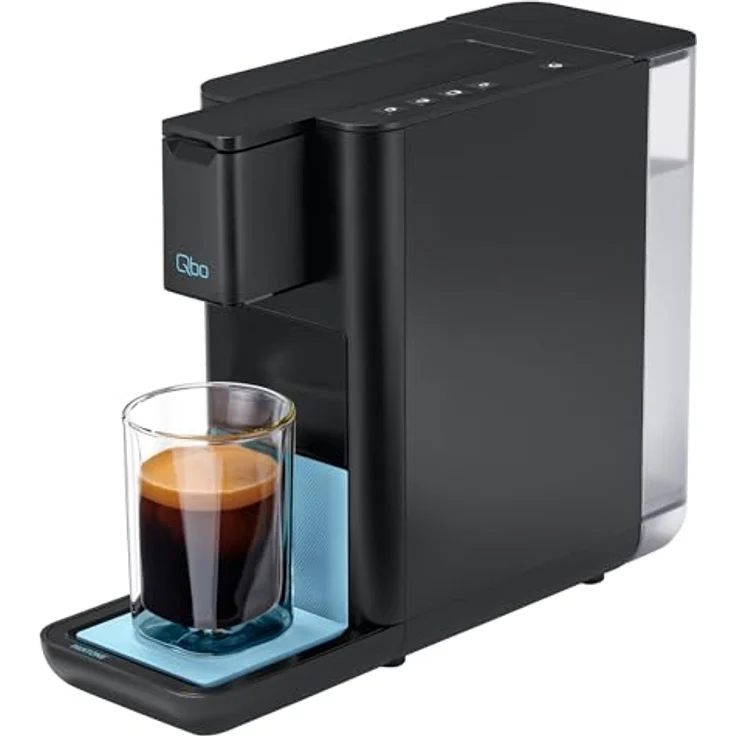 Tchibo Qbo ICONIC Pantone™ Premium Kapselmaschine inkl. 30 recyclebare Qbo Kapseln, kompaktes Design, Sky Blue – Bild 3