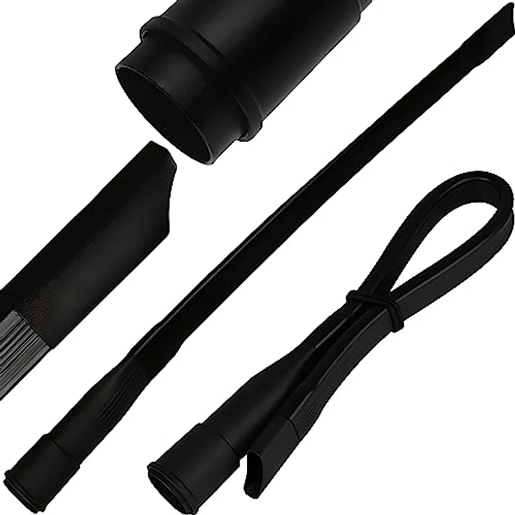 Retoo Fugendüse Flexible, 32 mm, Aufsteckbare Universal-Düse, Gut für die Reinigung unter Möbeln und Autositzen, Verlängerung Düse Zubehörteil Staubsauger, Düse zur Fahrzeug Innenreinigung, Flexodüse – Bild 2