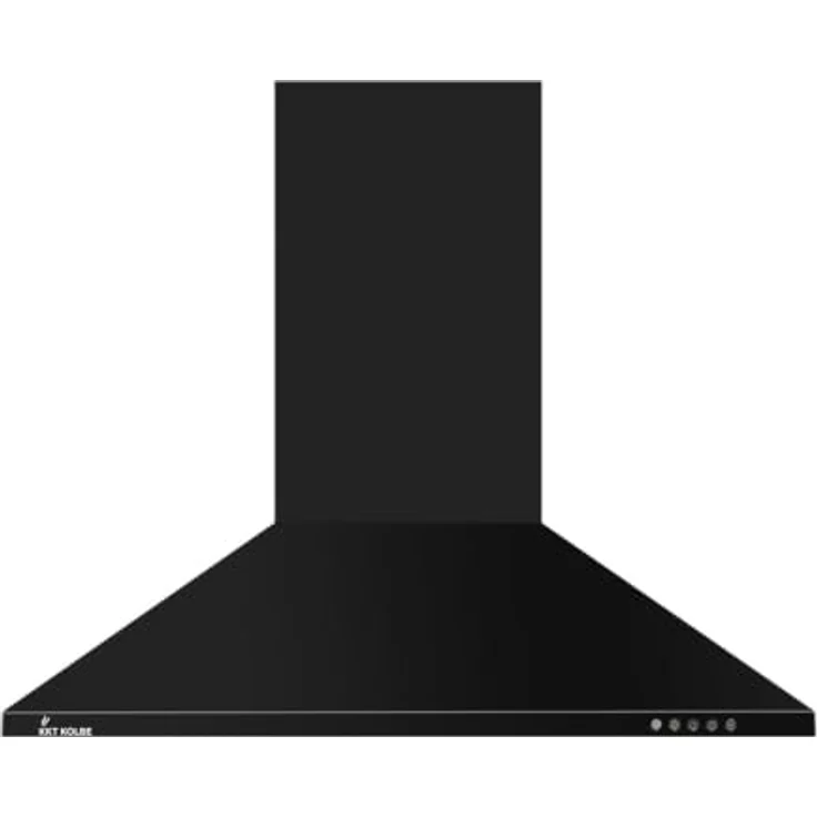 KKT KOLBE Dunstabzugshaube KAIRO6005S, 60 cm, schwarz, Pyramidendesign, Umluft/Abluft, 3 Leistungsstufen, LED-Beleuchtung, inkl. Kohlefilter – Bild 4