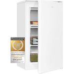 Exquisit Gefrierschrank GS111-041E weiss | Nutzinhalt: 60 L | Wechselbarer Türanschlag | Temperaturregelung | Standgerät