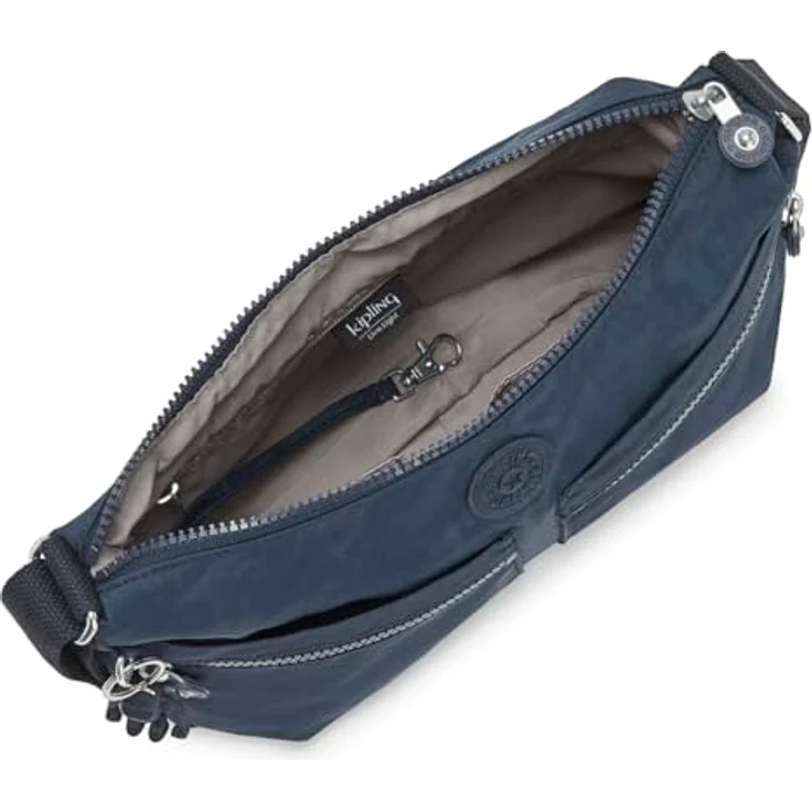 Kipling Classics Basic Izellah Umhängetasche, 33 cm, Blau, elegantes Design und Komfort – Bild 4
