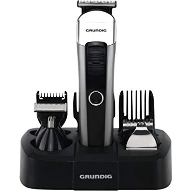 Grundig MGK 6841 Multigroomingkit schwarz inkl. Aufsätze für Körper und Gesicht, Ladestation – Bild 2