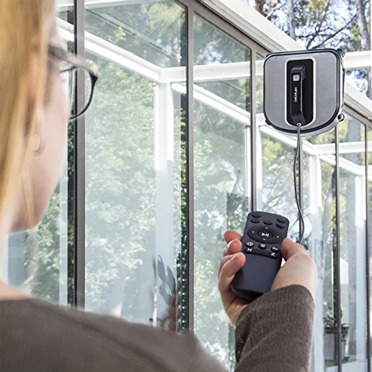 Cecotec Conga WinRobot Excellence 970 Vollautomatischer Universell Einsetzbarer Fensterreinigungsroboter 4 Putzmodi 5 Potenzen 75W – Bild 3