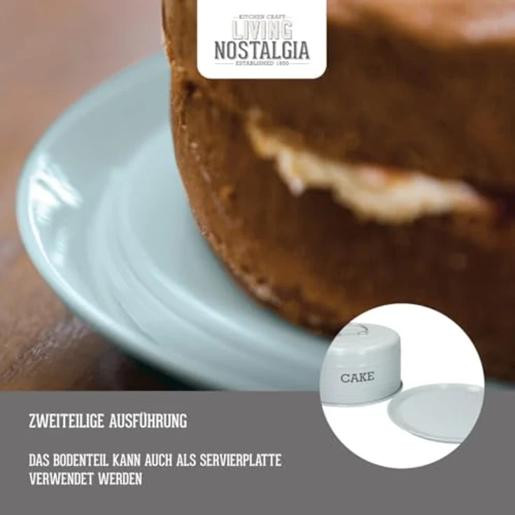 Kuchenform, kuppelförmig, luftdicht, aus der Living-Nostalgia-Produktreihe, Blau – Bild 4