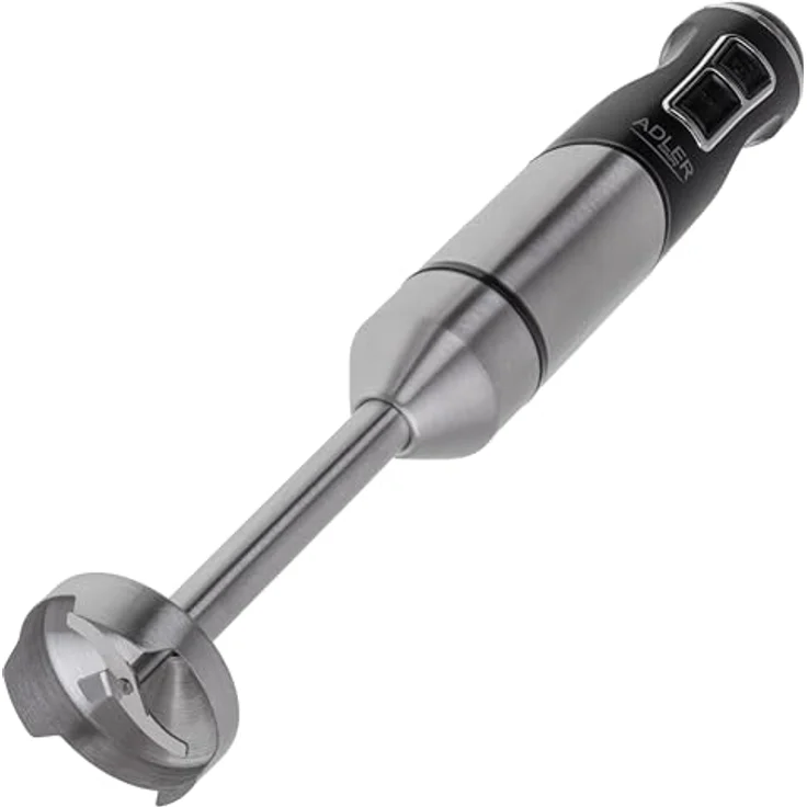Adler Stabmixer AD 4628 Stabmixer mit Turbo- und Ice-Crushing-Funktion, schwarz und silber – Bild 3