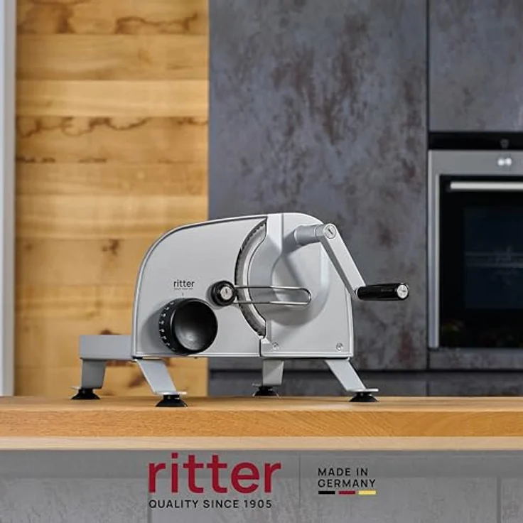 Ritter Allesschneider manus 3, manueller Allesschneider mit leichtgängiger Handkurbel, made in Germany – Bild 2
