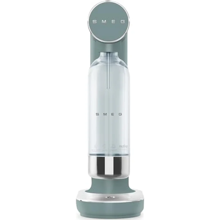 Smeg SKC01EGM Soda Maker, rutschfeste Füße, platzsparendes Design, 800 ml, Smaragdgrün – Bild 2