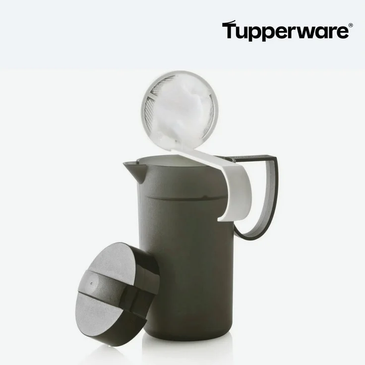 TUPPERWARE Crema Momenti, Milchaufschäumer mit manuellem Betrieb, 500 ml, BPA-frei, spülmaschinenfest
