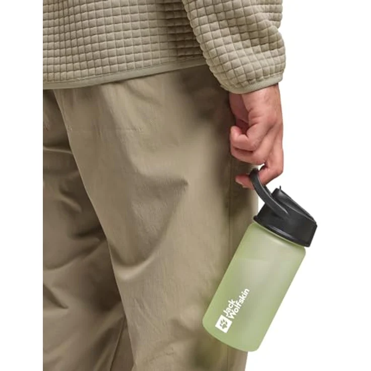 Jack Wolfskin SAIMA STRAW 0.5L, auslaufsichere Trinkflasche mit griffiger Hülle – Bild 3