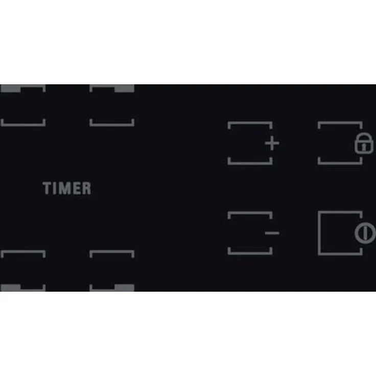 Hotpoint HR 631 C, Glaskeramik-Kochfeld mit Touch-Sensor-Steuerung, schwarz, 6200 Watt – Bild 3