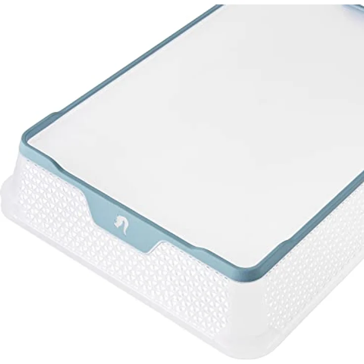 keeeper Stapelkorb Jonas, Rutschfest, DIN A4, 36 x 26,5 x 7 cm, Nordic Blue – Bild 3