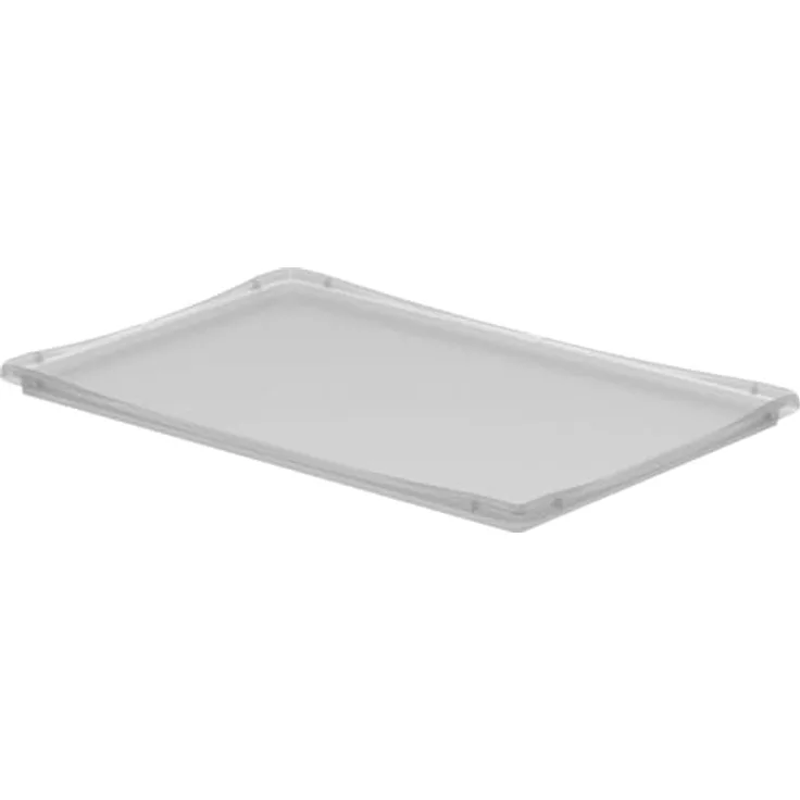 Surplus Systems Deckel für Eurobox 60 x 40 cm, transparenter Auflagedeckel für Stapelboxen