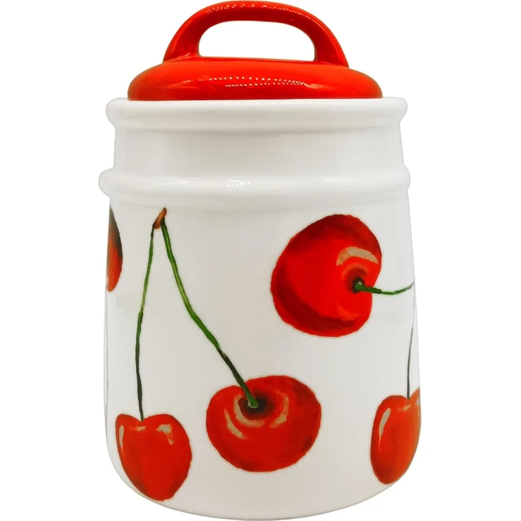 neuetischkultur Lebensmitteldose im Landhausstil 11 x 16 cm Cherry mit Kunststofflippe