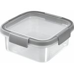 Curver Smart Fresh ECO Frischhaltebox 0,9l, aus 100% recyceltem Polypropylen, transparent, mit auslaufsicherem Clip-Deckel