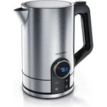 Arendo DIVINE Wasserkocher aus Edelstahl, 1,7 L mit Temperatureinstellung 40 - 100°C, LED Display, Warmhaltefunktion, GS-geprüft, 2200 W