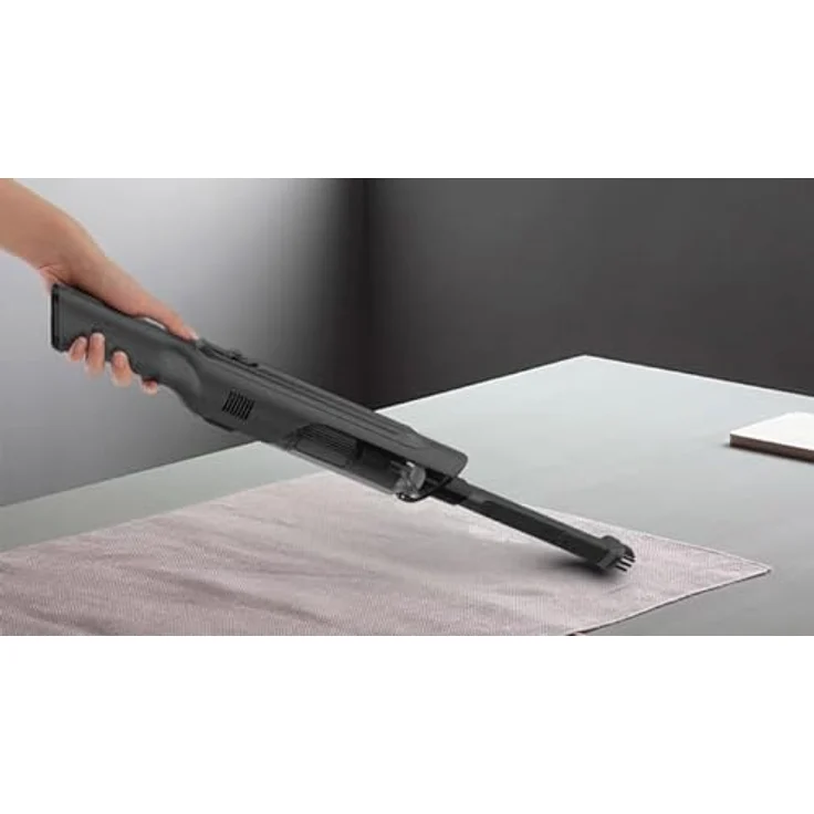 Genius Invictus ONE Primus Akku-Haundstaubsauger 8 TLG., Kleiner Akkusauger Autostaubsauger kabellos beutellos leicht, HEPA Filter, 2 in 1 Fugendüse Textilbürste, Hand Vacuum Cleaner Auto Küche – Bild 4