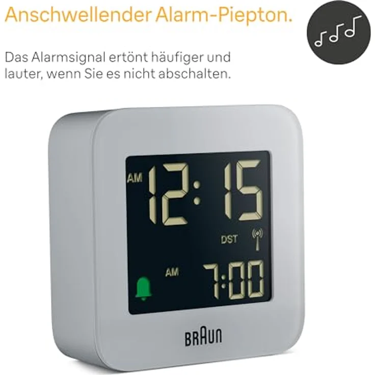 Braun BC08G DCF digitaler Funkwecker – Bild 3