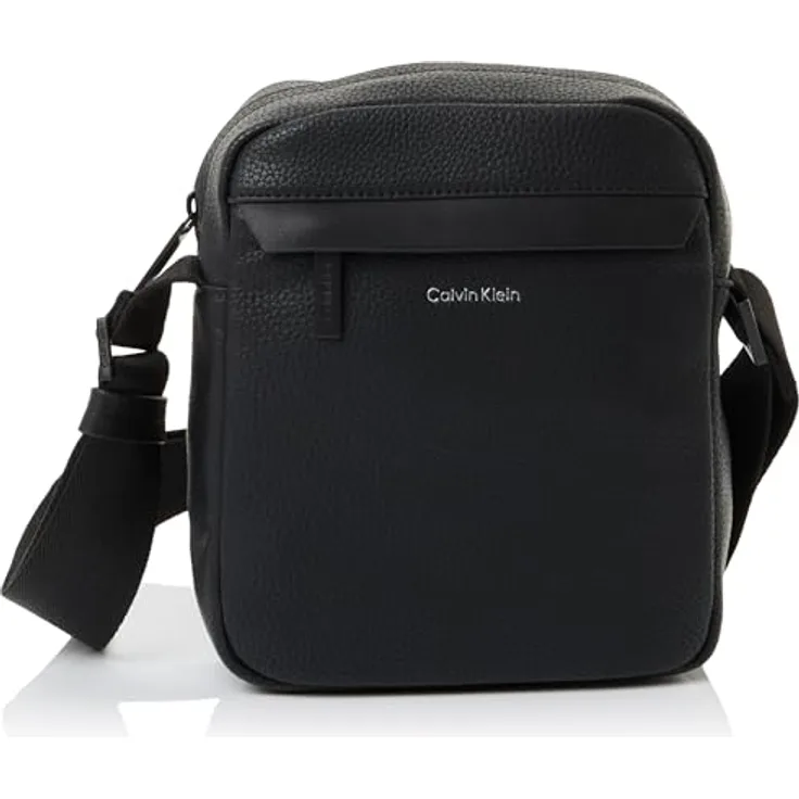 Calvin Klein CK Must Mini Bag Umhängetasche, 18 cm, schwarz, 100% Polyester