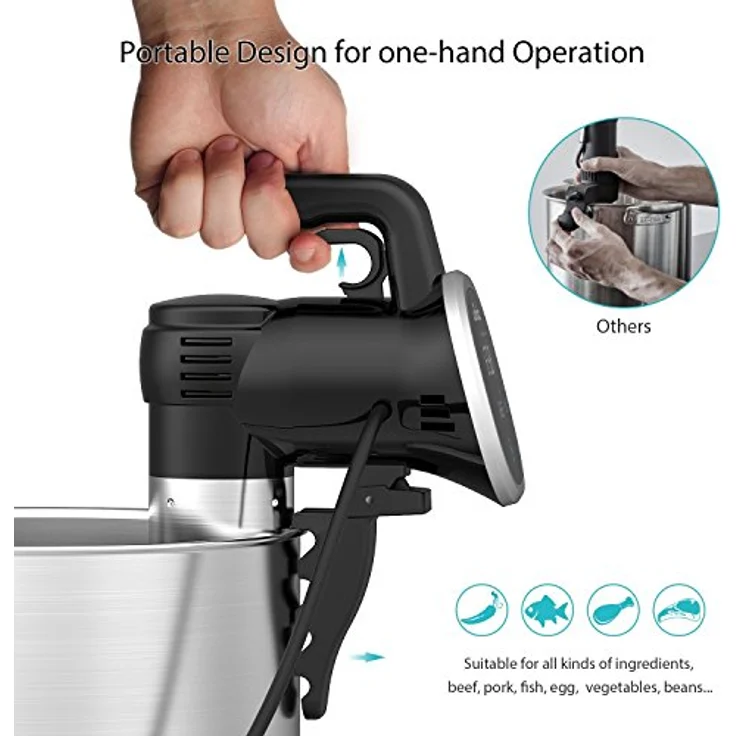 Wancle Sous Vide Garer Stick mit Zirkulation – Bild 5