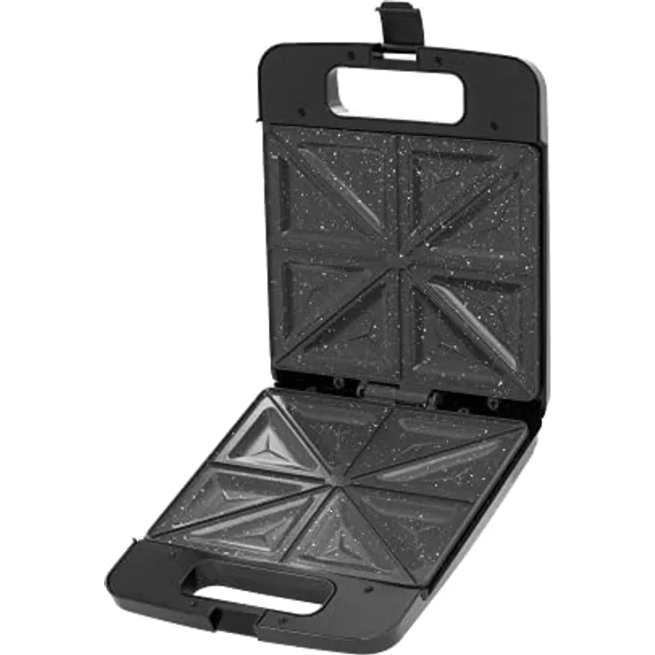 Zelmer ZSM7400 Sandwichmaker - Leistung 1400W, Antihaft-Platten, 4 Scheiben, Schwarz