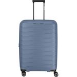 Travelite MOOBY 4w Trolley M, Marine UNISEX M - Robuster Koffer mit 4 Rollen