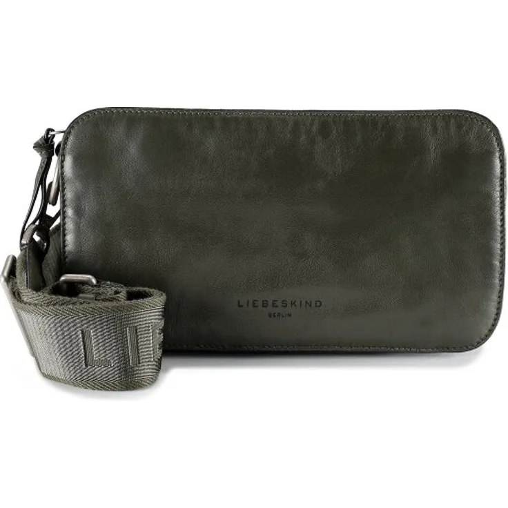 Liebeskind Clarice Umhängetasche M, Leder 27 cm, cypress green, 100% Leder