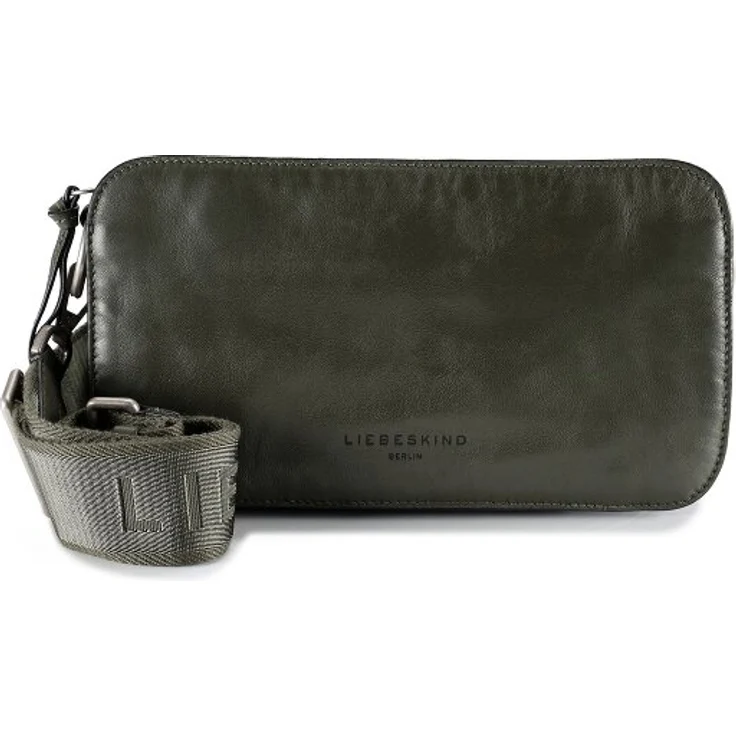 Liebeskind Clarice Umhängetasche M, Leder 27 cm, cypress green, 100% Leder