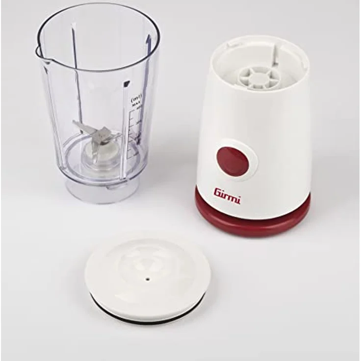 Girmi FR03 Elektrischer Standmixer, 170 W, 4 Edelstahlklingen, 500 ml, Weiß – Bild 5