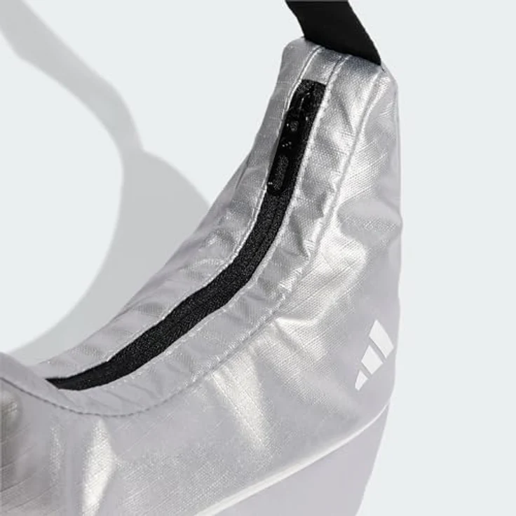 adidas Performance ADIDAS GL POUCH, Sporttasche aus strapazierfähigem Ripstop-Material in Metallic-Optik, kompakte Größe für Essentials – Bild 3