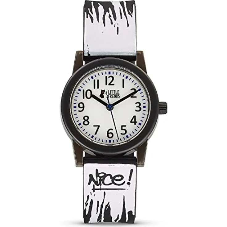LITTLE FRIENDS FAVS Unisex-Uhren Analog Quarz One Size Schwarz, Weiß 32018078