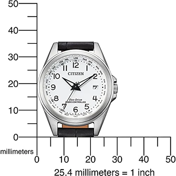 Citizen EC1180-14A Eco-Drive Funkuhr 29mm 10ATM – Bild 4