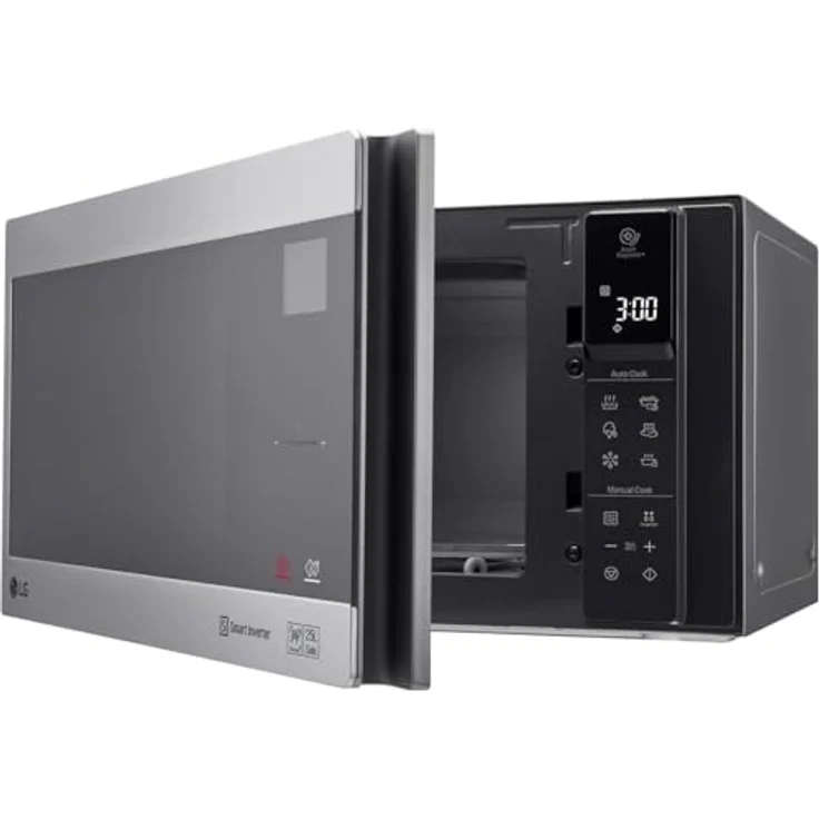 LG MS2595CIS Mikrowelle, Standgerät, 25 Liter Garraum, 1000 Watt, silber – Bild 4